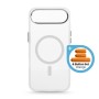Чохол до мобільного телефона Armorstandart Unit MagCase Apple iPhone 17 Air Clear Silver + Orange Button Set (ARM90583)