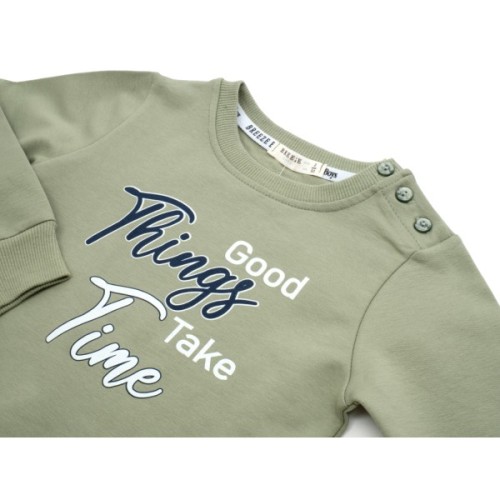 Кофта дитяча Breeze TIME (18910-92B-green)