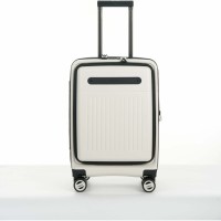 Валіза Bagland маленька 40 л біла (1140721769)