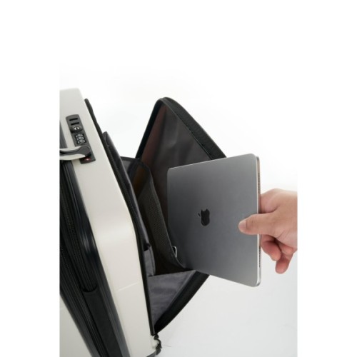 Валіза Bagland маленька 40 л біла (1140721769)