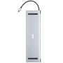 Концентратор 2E USB-C 10-in-1 3xUSB + 2xUSB-C + 2xHDMI + VGA + 3.5mm + microSD/SD + 1xRJ45 0.15m gray (2E-W2703)