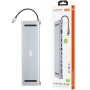 Концентратор 2E USB-C 10-in-1 3xUSB + 2xUSB-C + 2xHDMI + VGA + 3.5mm + microSD/SD + 1xRJ45 0.15m gray (2E-W2703)