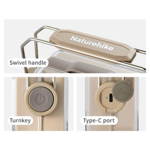 Ліхтар Naturehike Антимоскітний CNK2550ZM013, оливковий (6977465867698)