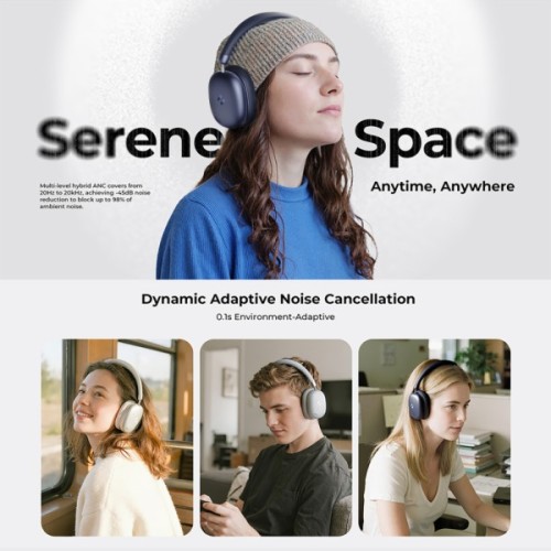 Навушники Havit H670BT Space S1 ANC Blue (6939119047399)