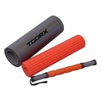 Масажний ролик Toorx Набір Rullo 3 в 1 Nero/Arancio/Grigio (AHF-091) (932145)