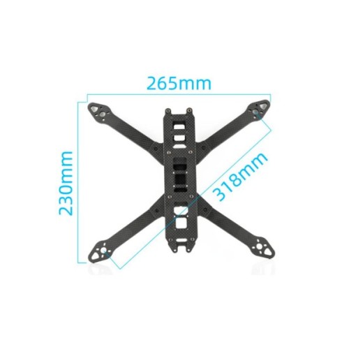 Рама для дрона Hobbyporter 7 дюймів, упаковка 65шт (HP9915.0340BOX)