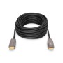 Кабель мультимедійний HDMI M to HDMI M 15m 8K AOC hybrid-fiber black Digitus (AK-330126-150-S)