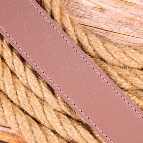 Ремінь Grande Pelle Жіночий з натуральної шкіри Рожевий (21459)