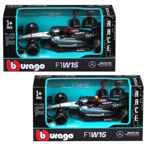 Масштабна модель автомобіля Bburago Автомодель - Mercedes-AMG F1 W15 Performance (2024), 1:43 (18-38208)