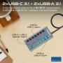 Концентратор Promate USB Hub 7 ports gegahub-10g (gegahub-10g)