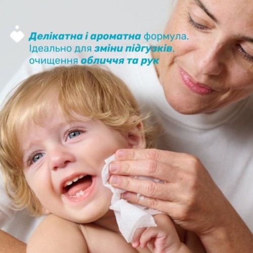 Дитячі вологі серветки Chicco м`які очищаючі, 72 шт. (12050.00)