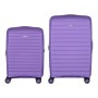 Набір валіз 2E Aero (M+S), лавандові (2E-SPP-AERO-SET2-LV)