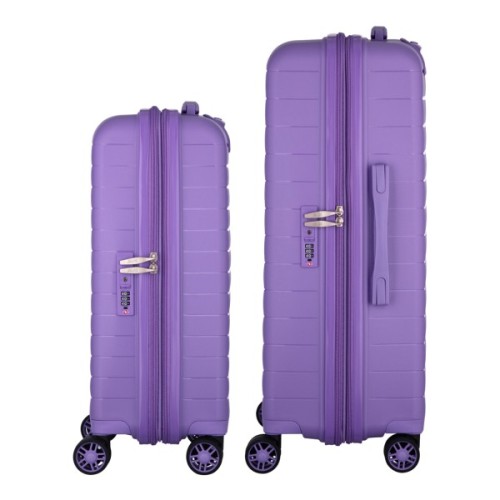 Набір валіз 2E Aero (M+S), лавандові (2E-SPP-AERO-SET2-LV)