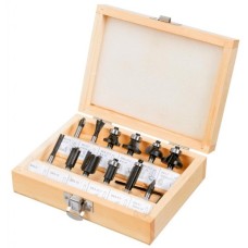 Набір фрез Verto фрез 12 шт, хвостовик 6 мм (60H008)