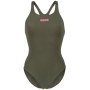 Купальник Arena Team Swimsuit Swim Pro Solid 004760-609 темно-зелений 38 (3468337729235)