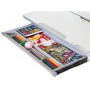 Парта Mealux Edmonton Multicolor Pink Lite (BD-610 W/MC + PN Lite)