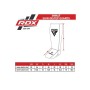 Захист гомілки і стопи RDX Neoprene Shin Instep IMMAF-1 Blue M (SGN-IMF-1U-M)