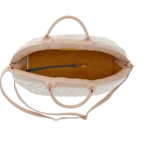 Переноска для тварин MISOKO&CO 40x22x35 см світло-коричнева (YIWUMSK70165)