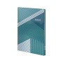 Книга записна Axent Lines А4, 96 аркушів, клітинка, зелена (8422-582-A)