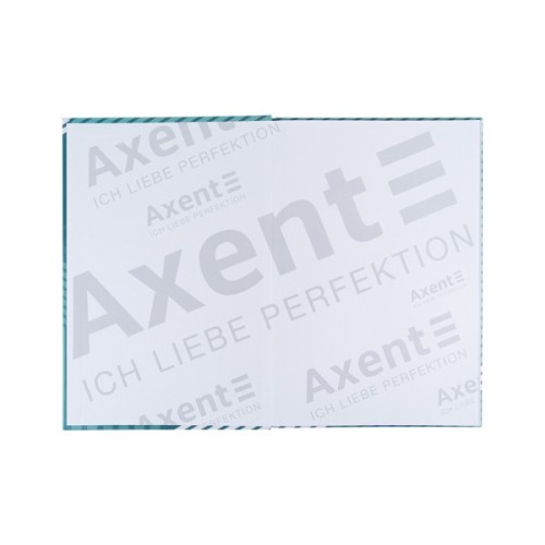 Книга записна Axent Lines А4, 96 аркушів, клітинка, зелена (8422-582-A)