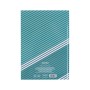 Книга записна Axent Lines А4, 96 аркушів, клітинка, зелена (8422-582-A)