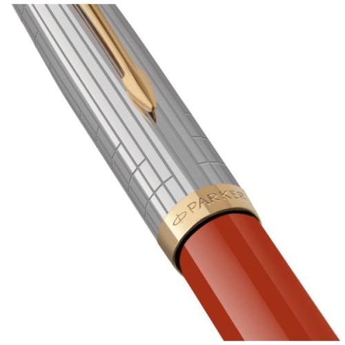 Ручка пір'яна Parker PARKER 51 Premium Rage Red GT  FP F (56 211)