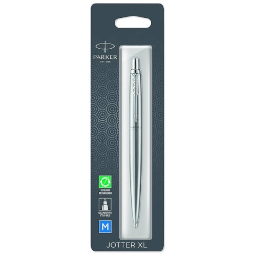 Ручка кулькова Parker JOTTER 17 XL Monochrome Gray CT BP блістер (12 736)