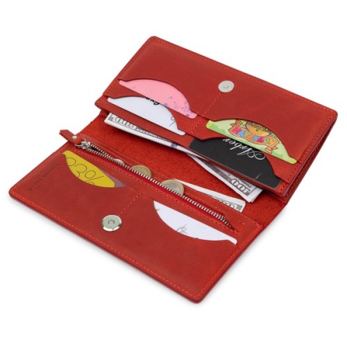 Гаманець Grande Pelle Червоний (11512)