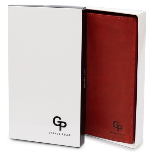 Гаманець Grande Pelle Червоний (11512)