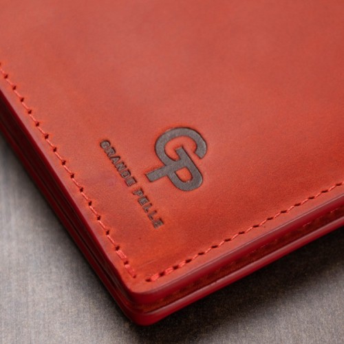 Гаманець Grande Pelle Червоний (11512)