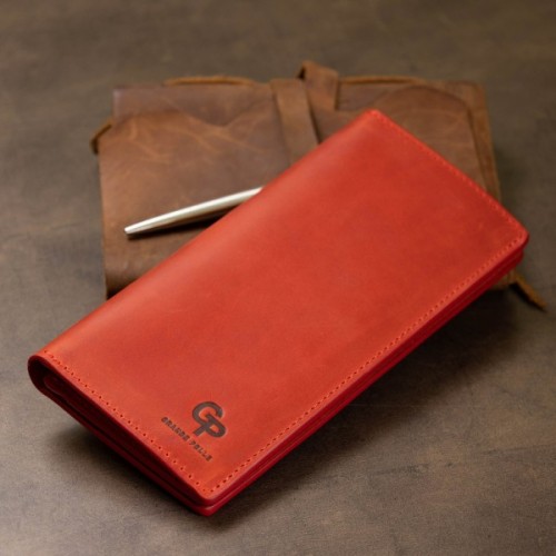 Гаманець Grande Pelle Червоний (11512)