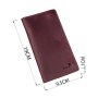 Гаманець Shvigel Шкіряний Бордовий (16196)