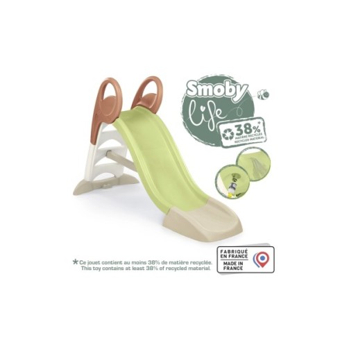 Гірка Smoby Life з водним ефектом зелено-бежева (7600820510)