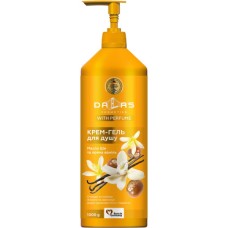 Гель для душу Dalas Cosmetics Олія ши та пряна ваніль 1000 г (4823128000242) Гель для душу Dalas Cosmetics Олія ши та пряна ваніль 1000 г (4823128000242)