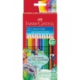 Олівці кольорові Faber-Castell Grip акварельні , тригранні,12 кольорів (112412) (14755)
