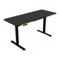 Комп'ютерний стіл GT Racer T-S 1438 Black (T-S 1438 (140x60x73-118) Black)