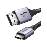 Кабель мультимедійний HDMI M to HDMI mini M 2.0m 8K HD163 black Ugreen (15515)