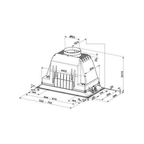 Витяжка кухонна Faber Inka Plus Hcs A70 (305.0628.323)