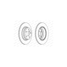 Гальмівний диск FERODO DDF2404C