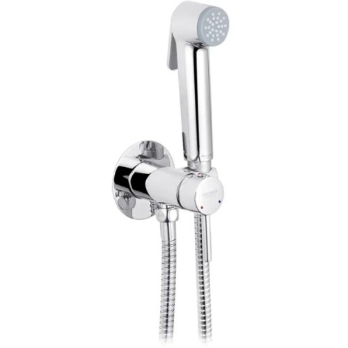 Душовий гарнітур Kroner Armada-C064K + змішувач Hagen-C010 + змішувач Bidet-C082 (CVS30203)