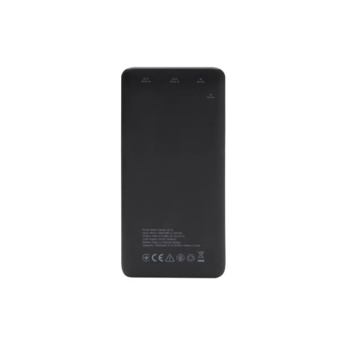 Батарея універсальна GEAR 10000mAh, 10W, USB-TypeC, 2*USB-A, Micro-USB, black (SL10)