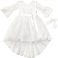 Плаття дитяче Tivido святкове з прикрасою (1866-116G-cream)