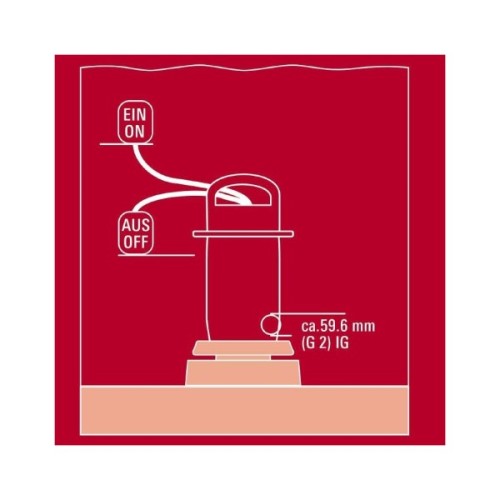 Дренажний насос Einhell GE-DP 900 Cut, 900Вт, 16000л/год (4181550)