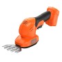 Кущоріз Black&Decker 18V, насадки - 20 см/8 мм, 10 см/18 мм (без АКБ та ЗП) (BCSS18B)