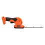 Кущоріз Black&Decker 18V, насадки - 20 см/8 мм, 10 см/18 мм (без АКБ та ЗП) (BCSS18B)