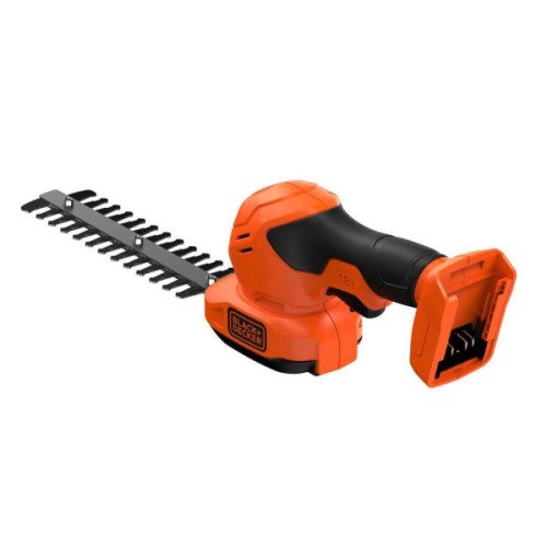 Кущоріз Black&Decker 18V, насадки - 20 см/8 мм, 10 см/18 мм (без АКБ та ЗП) (BCSS18B)
