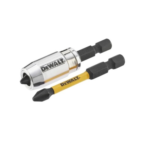 Набір біт DeWALT IMPACT TORSION, ударних, Ph2, L=50 мм, 2 шт.+магнітний тримач (DT70536T)