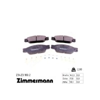 Гальмівні колодки ZIMMERMANN 23423.180.2