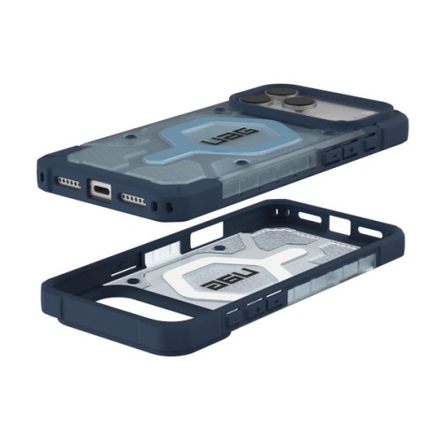 Чохол до мобільного телефона UAG iPhone 17 Pro Max Pathfinder Clear MagSafe Bundle Blues Lanyard (1145521BV03)