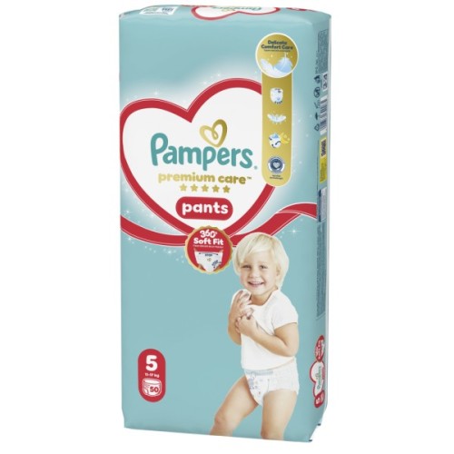 Підгузки Pampers Premium Care Pants Розмір 5 (11-16 кг) 50 шт (8006530320085)